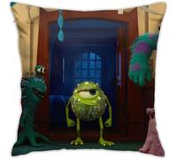 Monsters Inc Housse De Coussin 45,7 X 45,7 Cm, Taie D'oreiller Moderne, Taie D'oreiller Carrée, Décoration.