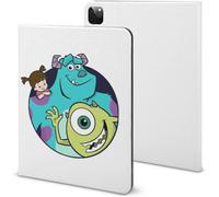 Monsters Inc. Mike Sally Étui Pour Ipad Ipad Pro 2021 Rangement Pour Crayons Prévention Des Rayures Protection Complète Fonction Veille Automatique 11 Pouces