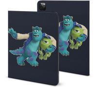 Monsters Inc. Mike Sally Étui Pour Ipad Ipad Pro 2021 Rangement Pour Crayons Prévention Des Rayures Protection Complète Fonction Veille Automatique 11 Pouces
