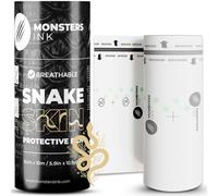 Monsters Ink Snake Skin Pansement Tatouage Waterproof, Second Skin Transparent Dressing Bandage for Faster Healing (15cm x 10m Roll)