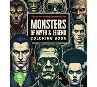 Monsters of Myth and Legend Coloring Book: Color the Most Horrifying Creatures of All Time - over 100 Pages to Color!