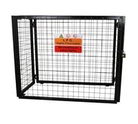 Cage Métallique pour Bouteilles de Gaz standard de 19 kg, 87cm x 90cm x 49cm