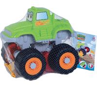 Monstertruck - incl. 2 drapeaux - ca. 23 cm - vert/gris