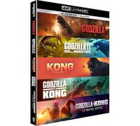 Monsterverse - Godzilla/Kong - 5 Films : Godzilla + Godzilla : Roi Des Monstres + Kong : Skull Island + Godzilla Vs Kong + Godzilla X Kong : Le Nouvel Empire - Édition Collector - 4k Ultra Hd + Blu-Ra