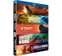 Monsterverse - Godzilla/Kong - 5 Films : Godzilla + Godzilla : Roi Des Monstres + Kong : Skull Island + Godzilla Vs Kong + Godzilla X Kong : Le Nouvel Empire - Blu-Ray