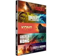 Monsterverse - Godzilla/Kong - 5 Films : Godzilla + Godzilla : Roi Des Monstres + Kong : Skull Island + Godzilla Vs Kong + Godzilla X Kong : Le Nouvel Empire