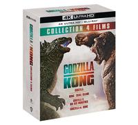 Monsterverse (Godzilla/Kong) - Collection 4 Films : Godzilla + Godzilla : Roi Des Monstres + Kong : Skull Island + Godzilla Vs Kong - 4k Ultra Hd + Blu-Ray