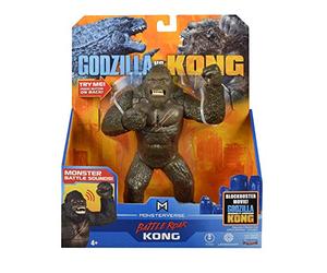 MonsterVerse Godzilla vs Kong - Figurine Deluxe de King Kong avec Sons, 17,8 cm - MNG05410