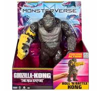 MonsterVerse - Godzilla x Kong, Figurine géante articulée de 28 cm, avec Sons et Fonction Attaque, Modèle Kong, pour Les Enfants à partir de 4 Ans, MN3201