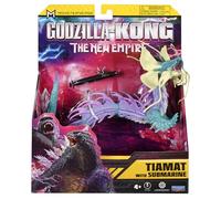MonsterVerse Godzilla x Kong : The New Empire, 6-inch Tiamat Action Figure Toy, Iconic Collectable Movie Character, Includes 2.5-inch Submarine Accessory, Suitable for Ages 4 Years+