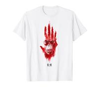 Monsterverse Godzilla x Kong : The New Empire Skar King Adulte T-Shirt, Homme, Blanc, L