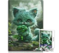 Monstre de Brocoli Non Duveteux - Puzzle de 1000 pièces pour Adolescents - Activité éducative et logique - Cadeau Unique et Plein de tendresse - Dimensions 50x75cm