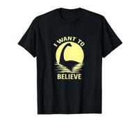 Monstre du Loch Ness Je Veux Croire T-Shirt Graphique avec Valeur