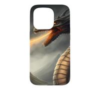 Monstre du Loch Ness Le Dragon cracheur de feu Coque pour iPhone 15 Pro