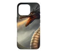Monstre du Loch Ness Le Dragon cracheur de feu Coque pour iPhone 16 Pro