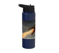 Monstre du Loch Ness le dragon cracheur de feu Stainless Steel Insulated Water Bottle