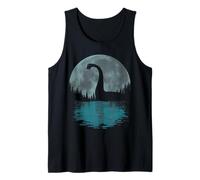 Monstre du Loch Ness pour Enfants, Hommes et Femmes. Lac drôle Nessie Moon Débardeur