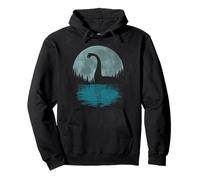 Monstre du Loch Ness pour Enfants, Hommes et Femmes. Lac drôle Nessie Moon Sweat à Capuche