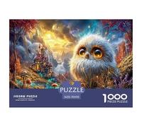 Monstre en Peluche Puzzle 1000 Pièces Jouet en Bois Divertissement Créatif De l'art De La Décoration Luminous forêt Challenge Toy Adultes & Enfants des 14 Ans 70x50cm/1000pcs