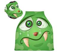 Monstre Fou Vert Housse de Canopée pour Poussette,Siège de Voiture pour Bébé Dais Siège Auto Couverture D'Allaitement Pare-Soleil Respirant Extensible pour Bébé