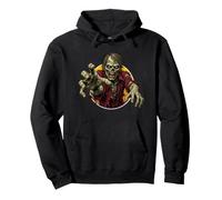 Monstre Horreur Zombie Mort-Vivant Effrayant d'halloween Sweat à Capuche