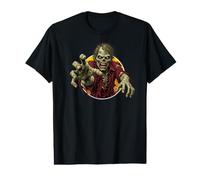Monstre Horreur Zombie Mort-Vivant Effrayant d'halloween T-Shirt Graphique avec Valeur