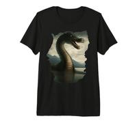 Monstre mystérieux du Loch Ness T-Shirt Haut de Gamme