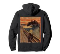 Monstre Original Scream Moth Man Creature Halloween Cryptid Sweat à Capuche