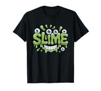 Monstre Slime Vert avec Yeux Globuleux Drôle T-Shirt