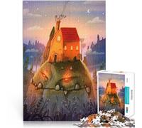 Monstre sous la Montagne Puzzles 1000 pièces pour Adolescents Jeu intellectuel Jouet Car C'est Un pour Toute la Famille 38x26cm