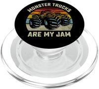 Monstre Truck de Style rétro Vintage Monster Trucks are My Jam PopSockets PopGrip pour MagSafe