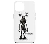 Monstre Wendigo : Skinwalker Cryptid, Monstre d'horreur maléfique Coque pour iPhone 13