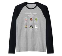 Monstres Amusants politiquement Corrects Monstres Classiques d'halloween Manche Raglan