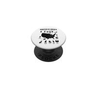 Monstres of America Carte cryptide Folklore des États-Unis PopSockets PopGrip Adhésif