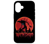 Monstres Wendigo, créatures mythiques folkloriques, cryptide Locale Coque pour iPhone 16