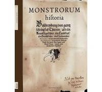 Monstrorum historia WEISS M (Auteur)