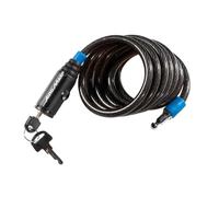 Mont Blanc Câble Antivol pour Porte-vélos - Antivol Vélo Transport, Câble Acier Longueur 2 mètres, Compatible Tubes 25 à 30 millimètres, Attache Rapide pour Porte-vélos d'Attelage et Hayon