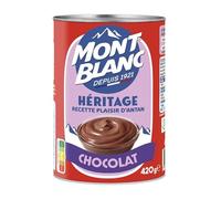 Mont blanc Crème dessert boîte héritage chocolat 420g