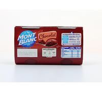MONT BLANC - Crème Dessert Chocolat, Lot de 4 Pots Savoureux, 4x125 g - Lot De 4