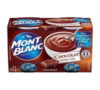 Mont Blanc Crème Dessert Chocolat (lot de 4 x 4 x 125g)