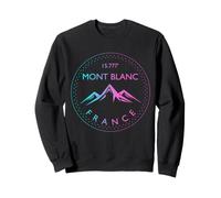Mont-Blanc France Montagne Alpinisme Randonnée Souvenir Sweatshirt