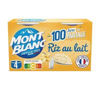 MONT BLANC - Riz Au Lait 500G - Lot De 3