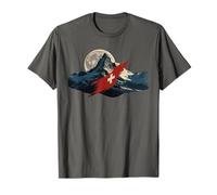 Mont Cervin Suisse Lune T-Shirt