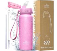Mont-Clair Gourde isotherme - Gourde Sport 600ML - Bouteille isotherme sans BPA -, 24h froid & 12h chaud - Bouteille d'eau en acier pour le Sport, Gym, Fitness, Randonnée et Camping - Rose