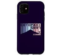 Mont Cotopaxi Équateur Amérique du Sud Volcan Souvenir Rétro Coque pour iPhone 11