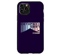 Mont Cotopaxi Équateur Amérique du Sud Volcan Souvenir Rétro Coque pour iPhone 11 Pro