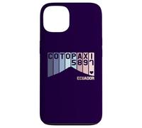 Mont Cotopaxi Équateur Amérique du Sud Volcan Souvenir Rétro Coque pour iPhone 13