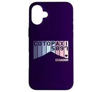 Mont Cotopaxi Équateur Amérique du Sud Volcan Souvenir Rétro Coque pour iPhone 16 Plus