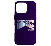 Mont Cotopaxi Équateur Amérique du Sud Volcan Souvenir Rétro Coque pour iPhone 16 Pro