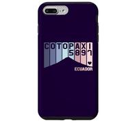 Mont Cotopaxi Équateur Amérique du Sud Volcan Souvenir Rétro Coque pour iPhone 7 Plus/8 Plus